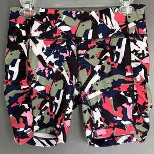 Lululemon Speed Track Shorts Size 8 Pop Cut Boom Juice Multi Pockets Luxtreme